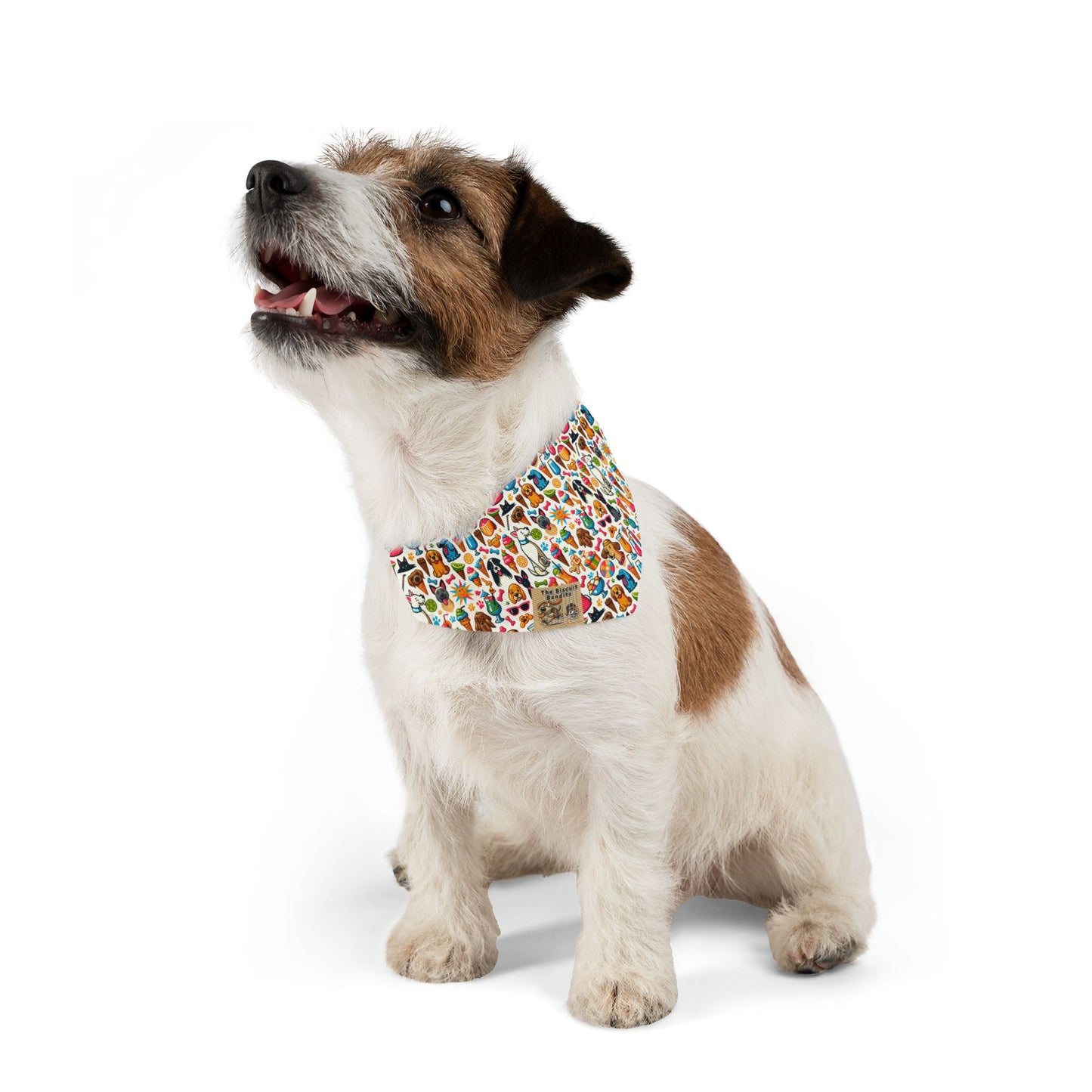 Colorful Pet Bandana Collar, Dog Fashion Accessories, Cute Dog Gift, Seasonal Pet Wear, summer dog bandana