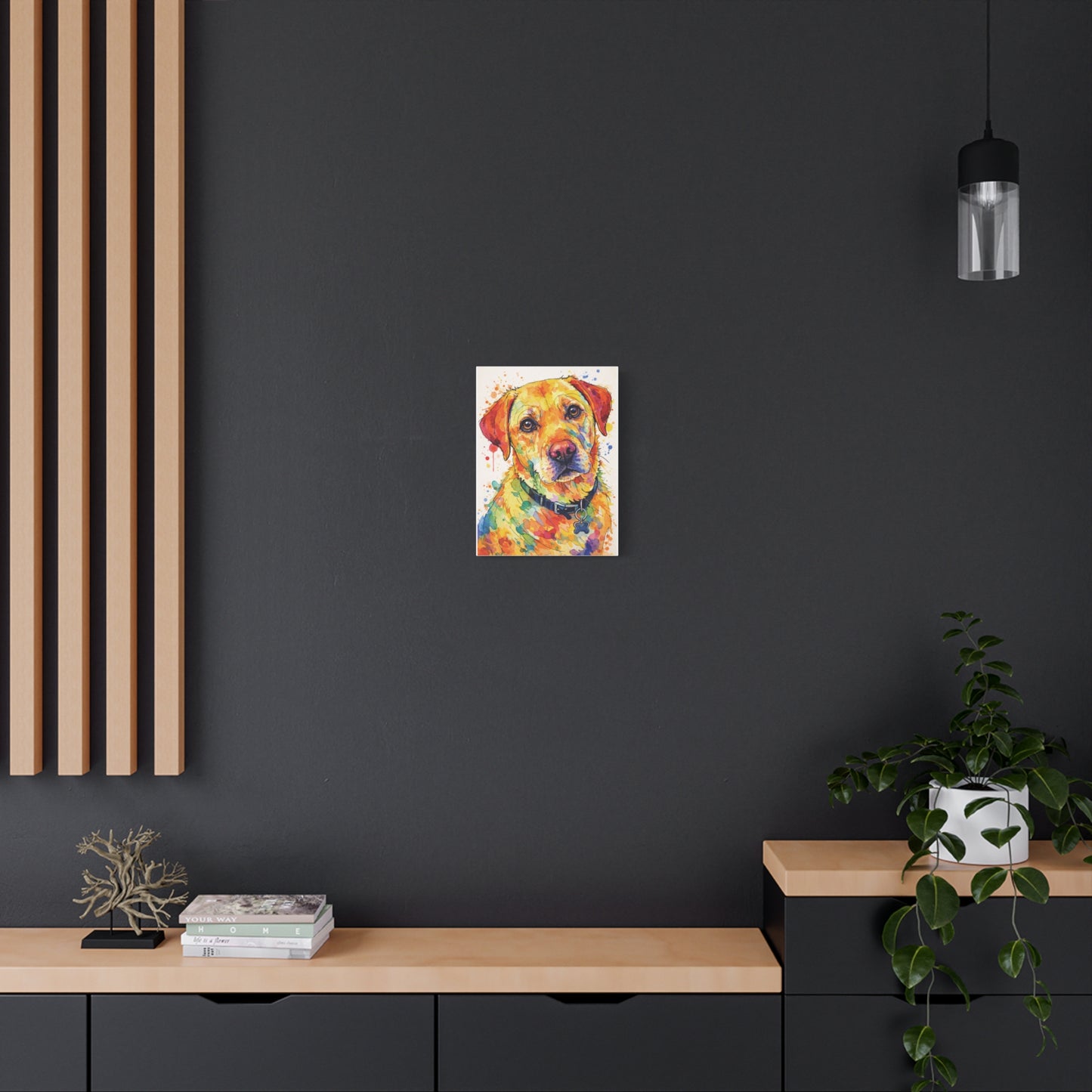 Yellow Lab painting