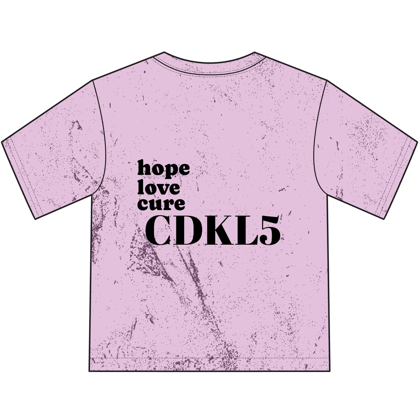 CDKL5 Awareness Youth T-Shirt – Hope Love Cure Heart Design