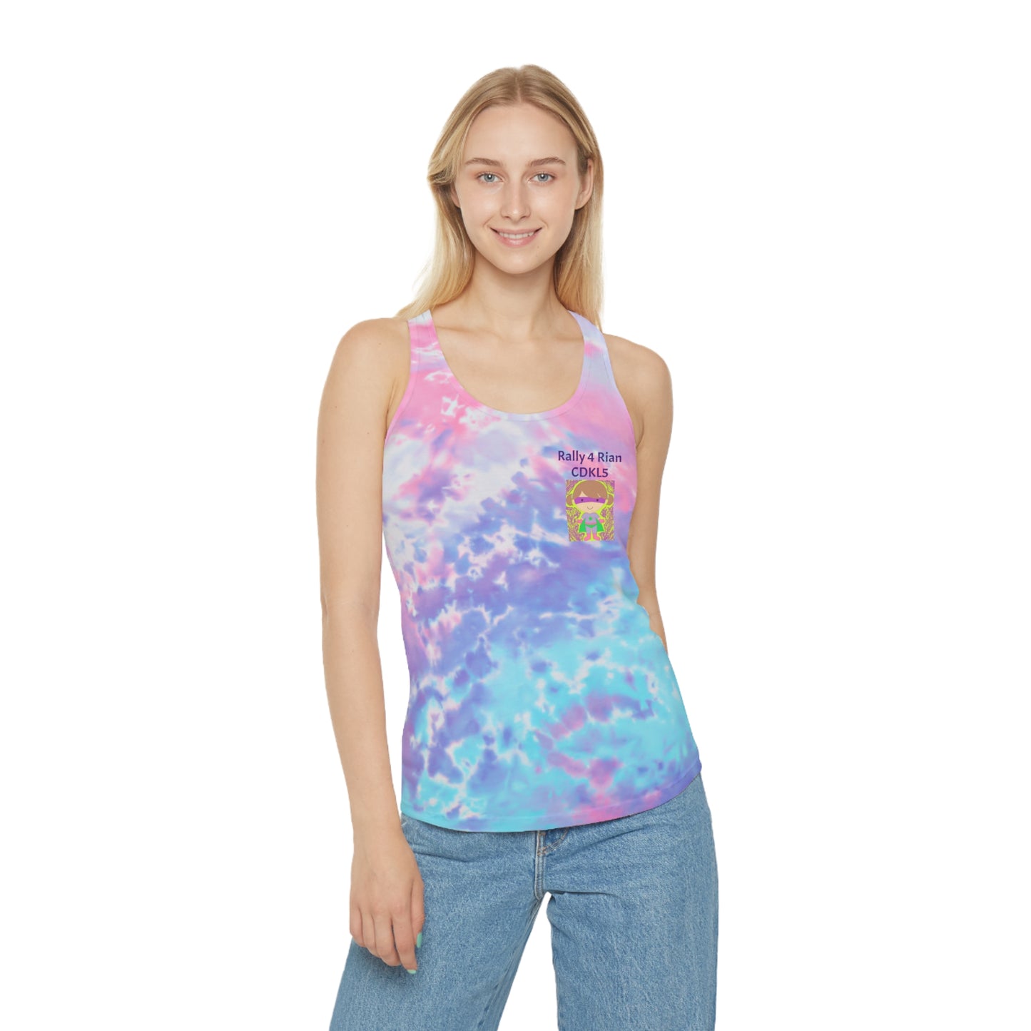 Rally 4 Rian Tie Dye Racerback Tank Top