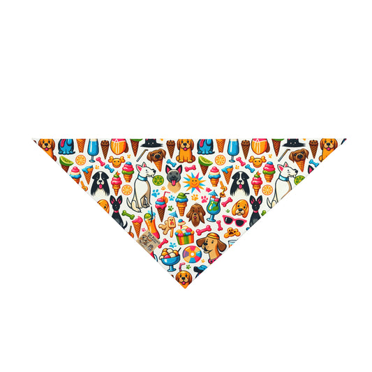 Colorful Pet Bandana for Dogs, Fun Pet Accessories, Cute Dog Fashion, Ideal for Birthdays and Parties, Vibrant Pet Gear, Stylish Dog Scarf