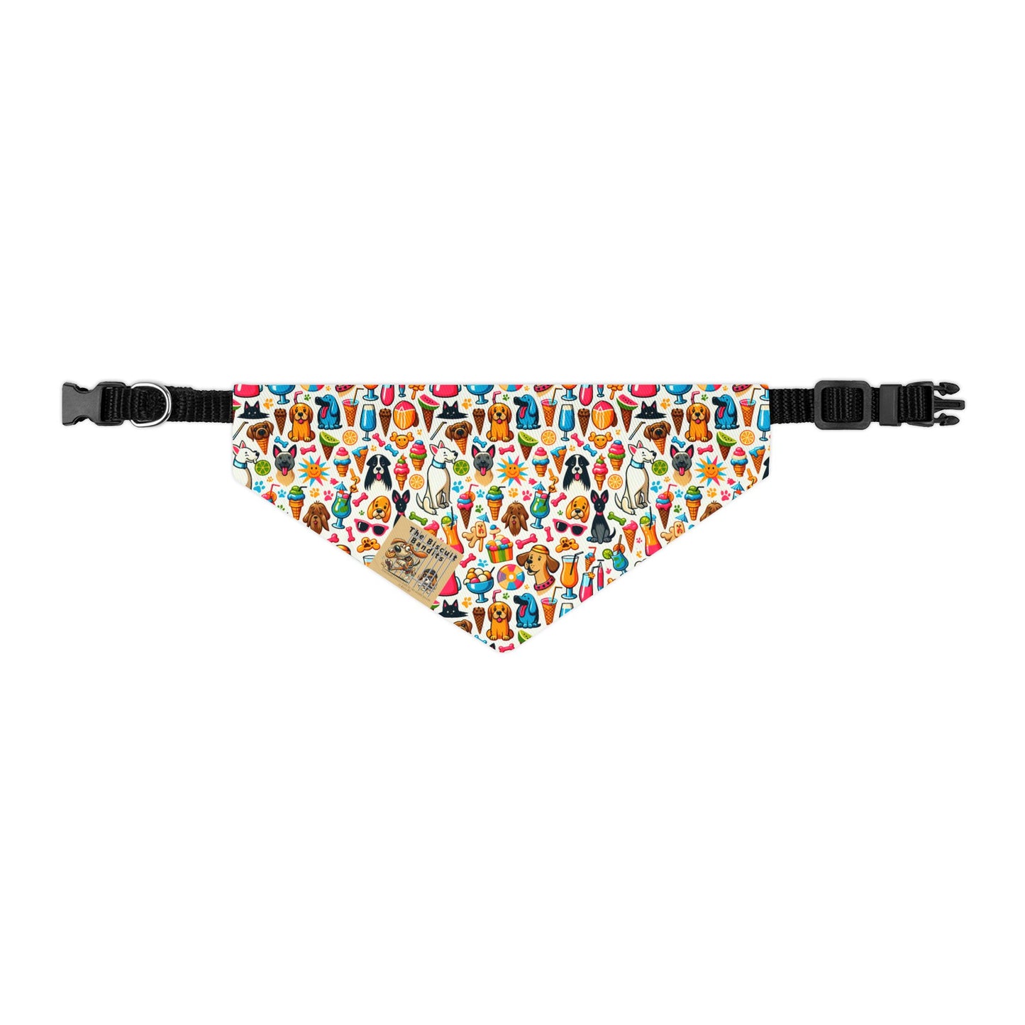 Colorful Pet Bandana Collar, Dog Fashion Accessories, Cute Dog Gift, Seasonal Pet Wear, summer dog bandana