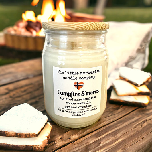 Campfire S’mores scented soy candle