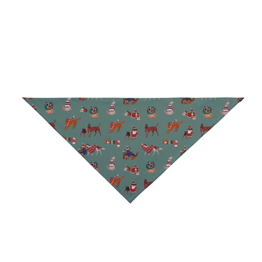 Holiday dog bandana