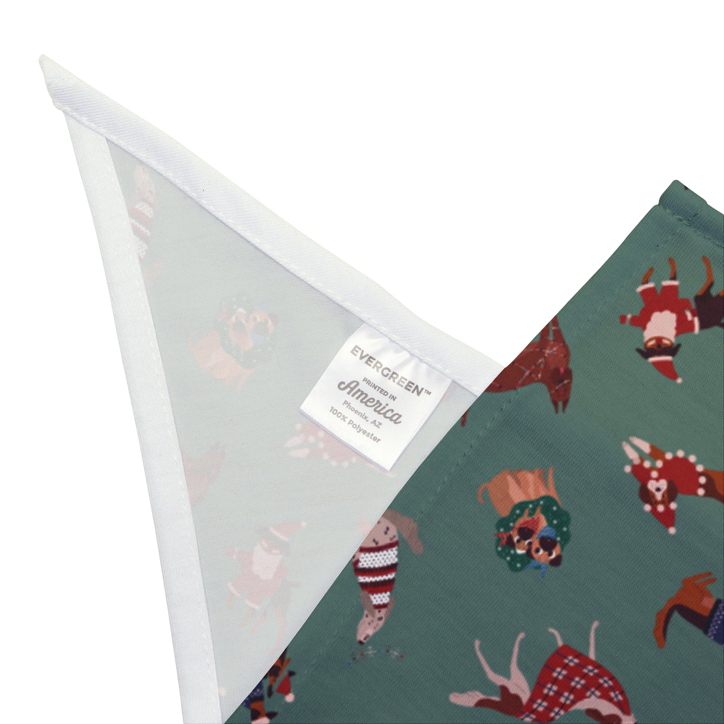 Holiday dog bandana
