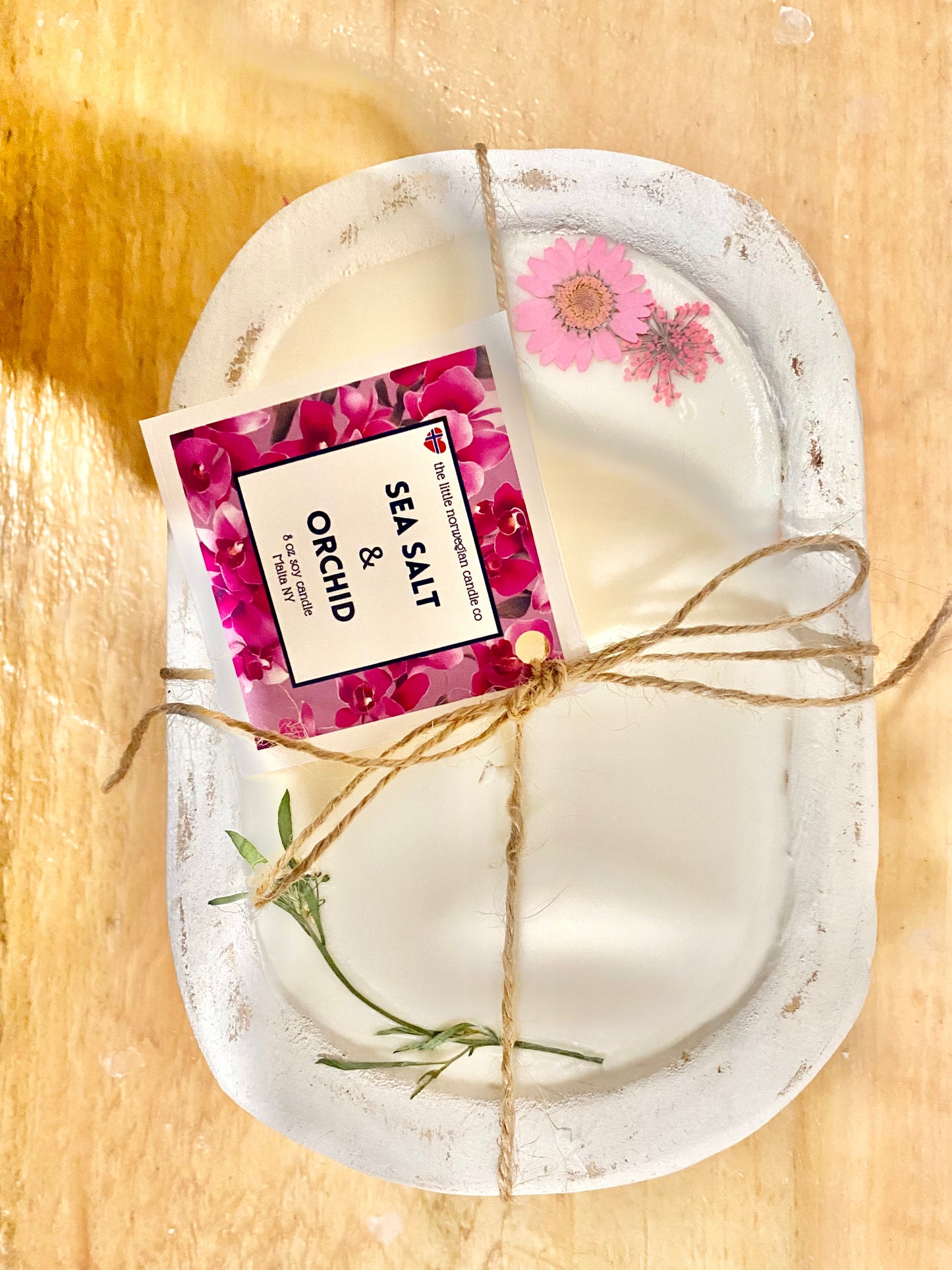 Sea salt and Orchid