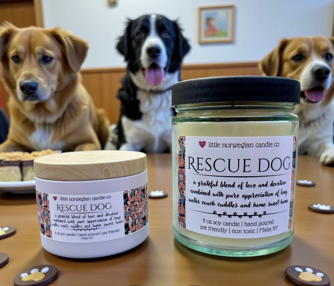 Rescue Dog soy candle