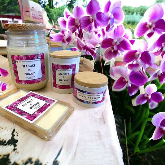 Sea salt and Orchid