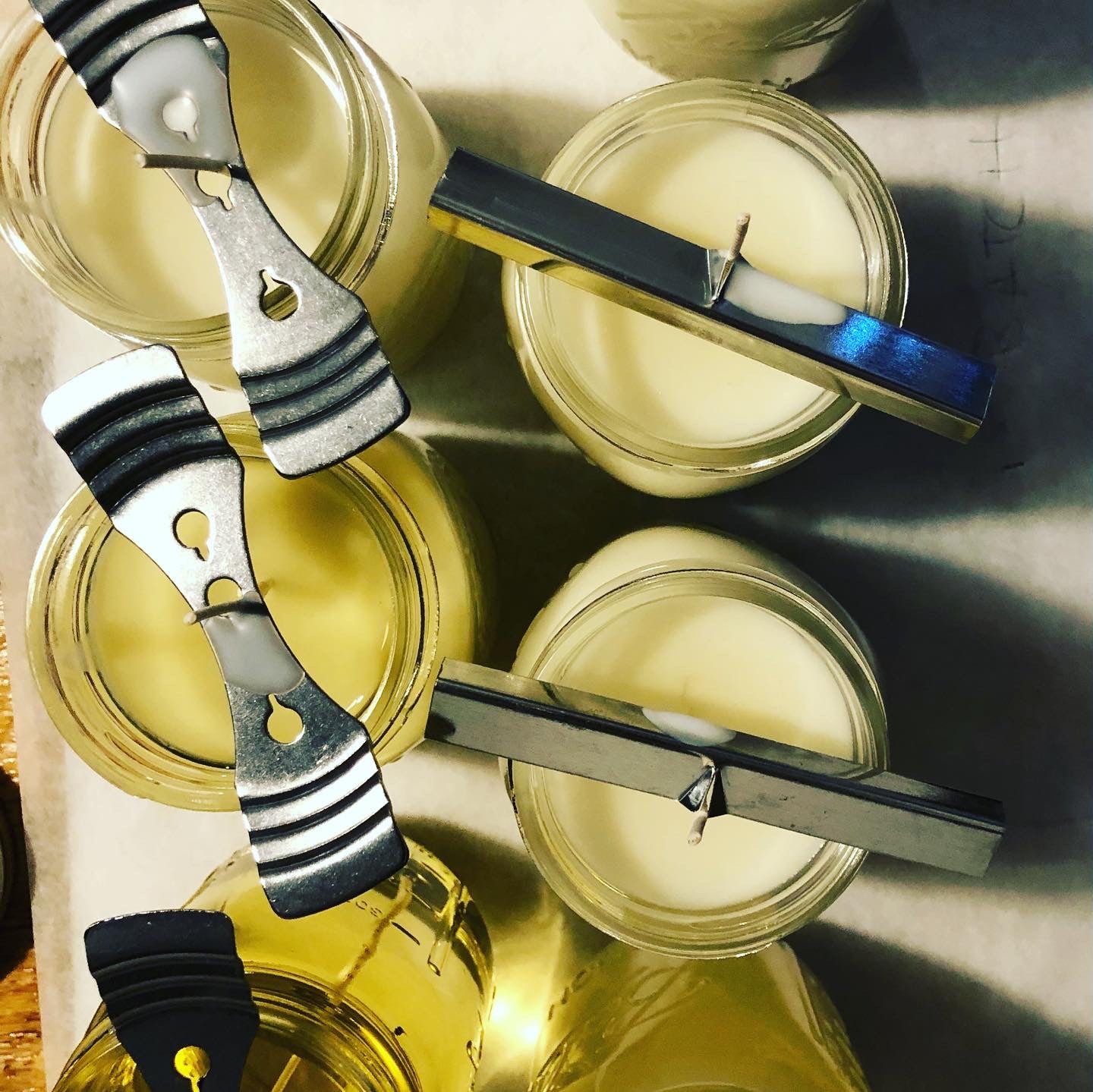 hand poured soy container candles