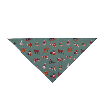 Holiday dog bandana