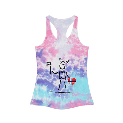 little norwegian tie dye racerback tanktops!