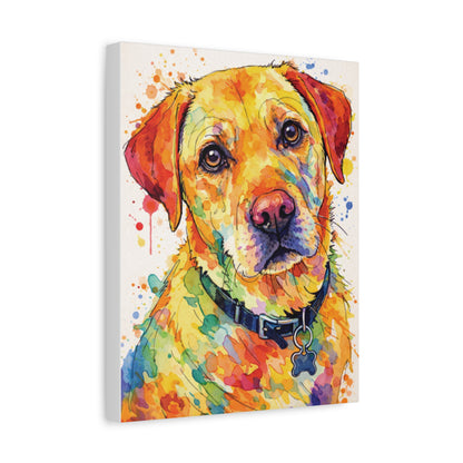 Yellow Lab painting