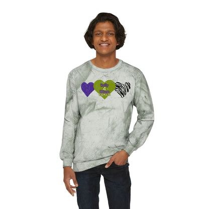 CDKL5 Awareness Tie-Dye Crewneck Sweatshirt — Hope Love Cure Design