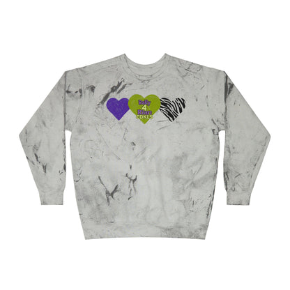 CDKL5 Awareness Tie-Dye Crewneck Sweatshirt — Hope Love Cure Design