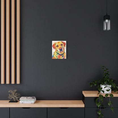 Yellow Lab painting