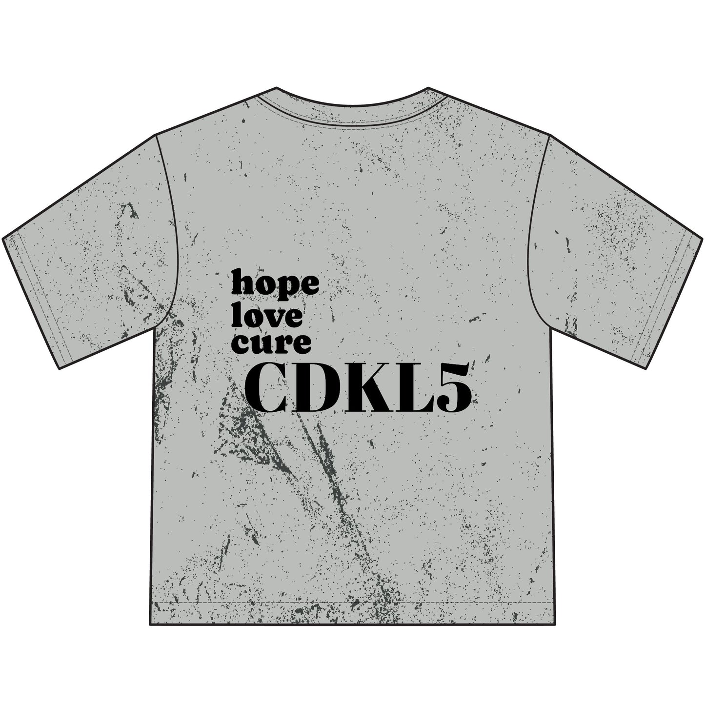 CDKL5 Awareness Youth T-Shirt – Hope Love Cure Heart Design