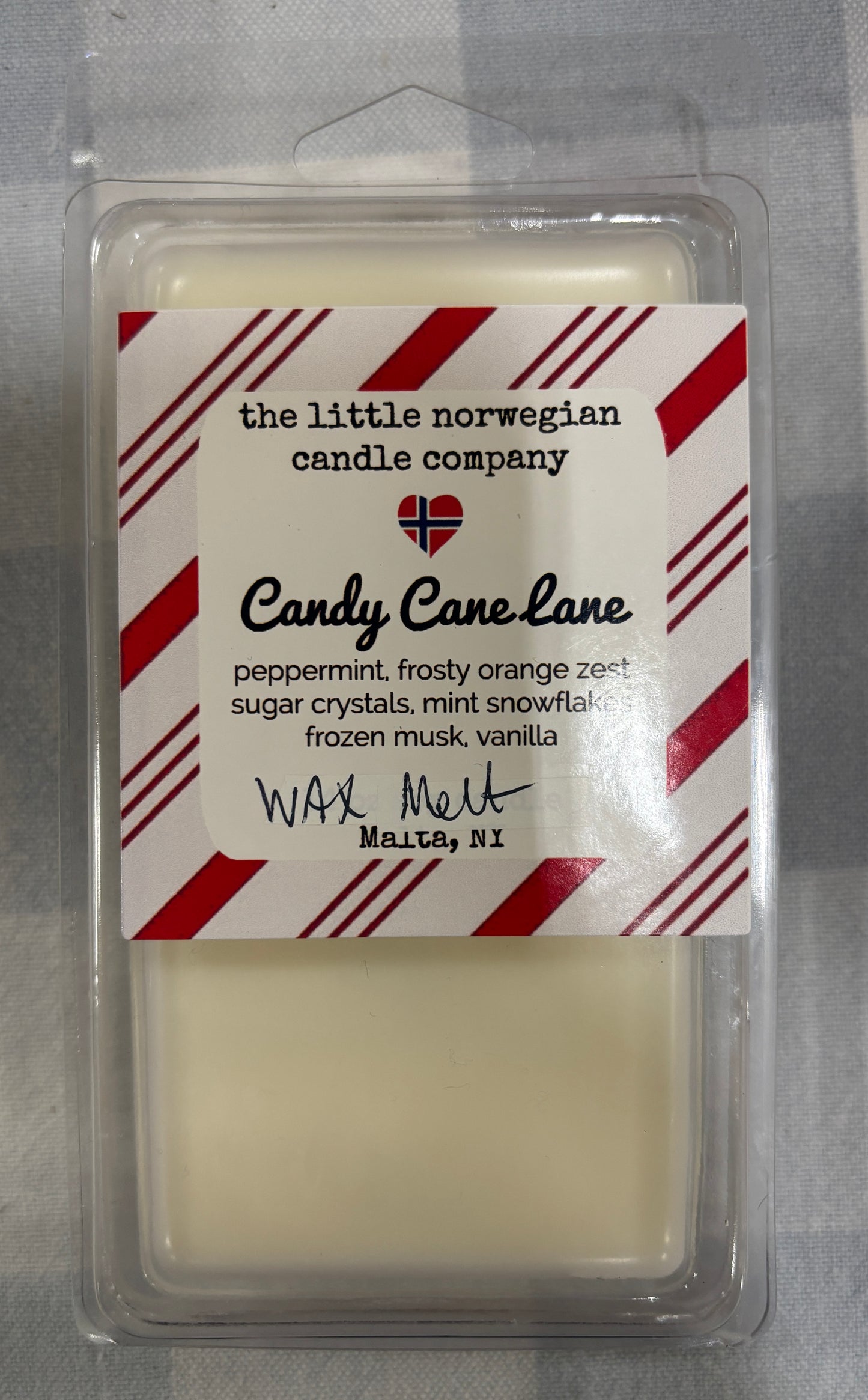 Candy Cane Lane soy candle