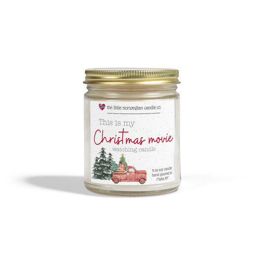 This is my Christmas movie watching candle