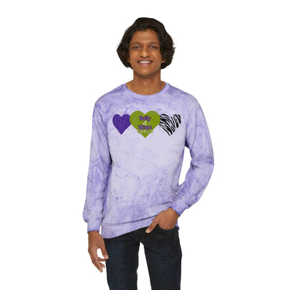 CDKL5 Awareness Tie-Dye Crewneck Sweatshirt — Hope Love Cure Design