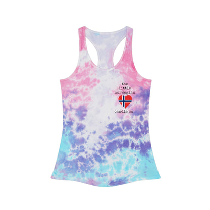 little norwegian tie dye racerback tanktops!