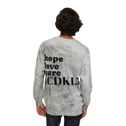 CDKL5 Awareness Tie-Dye Crewneck Sweatshirt — Hope Love Cure Design