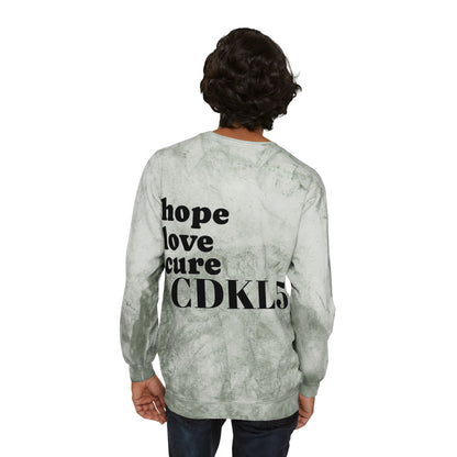 CDKL5 Awareness Tie-Dye Crewneck Sweatshirt — Hope Love Cure Design