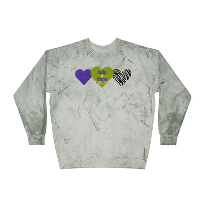 CDKL5 Awareness Tie-Dye Crewneck Sweatshirt — Hope Love Cure Design