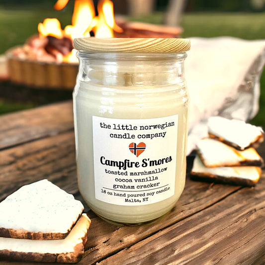 Campfire S’mores scented soy candle