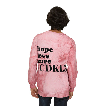CDKL5 Awareness Tie-Dye Crewneck Sweatshirt — Hope Love Cure Design
