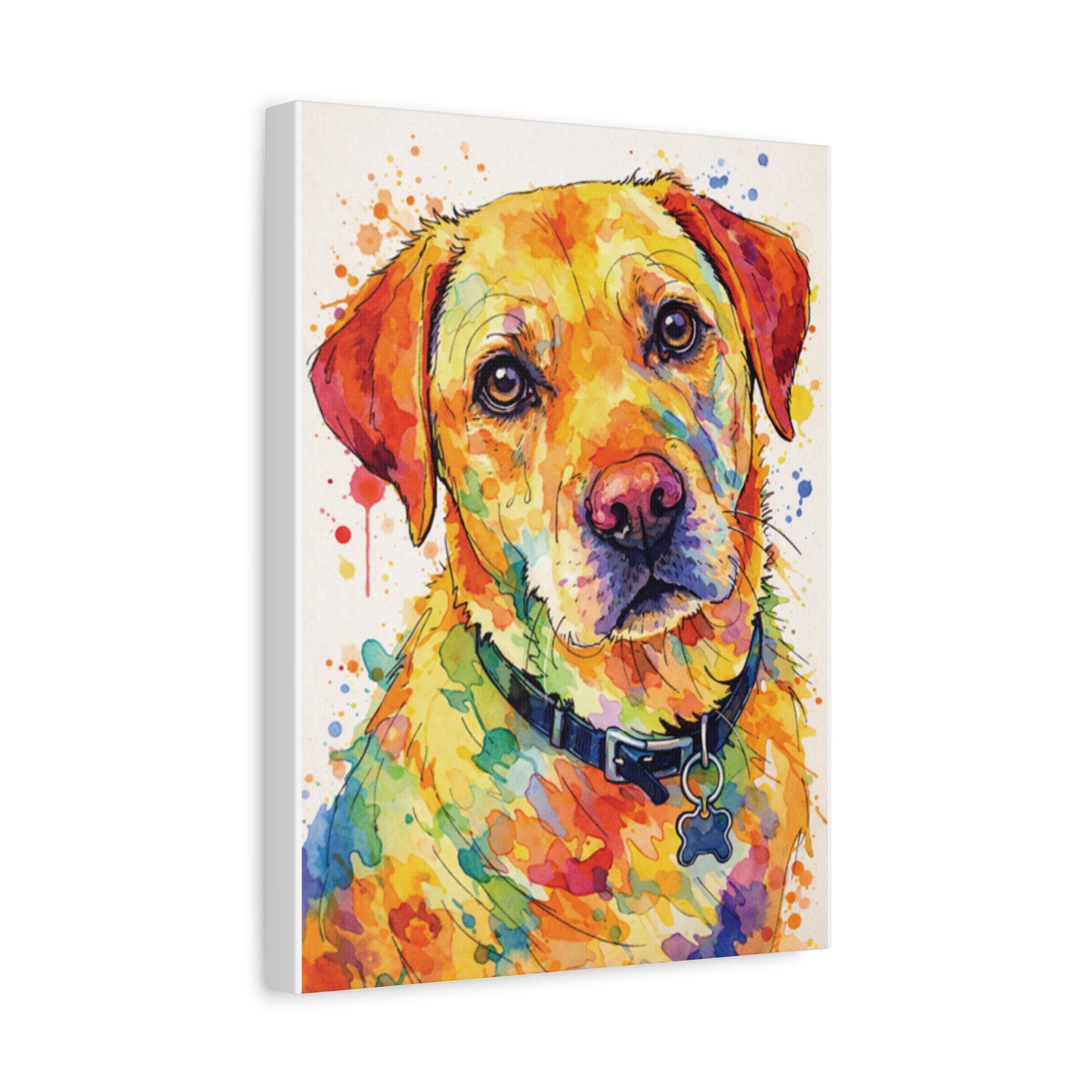 Yellow Lab painting