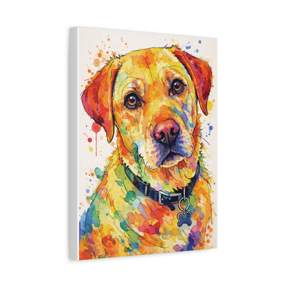 Yellow Lab painting