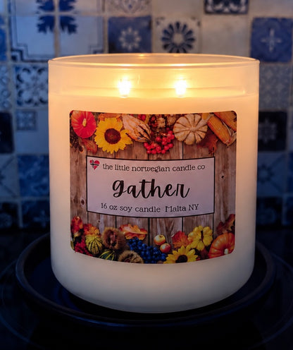 Gather soy candle