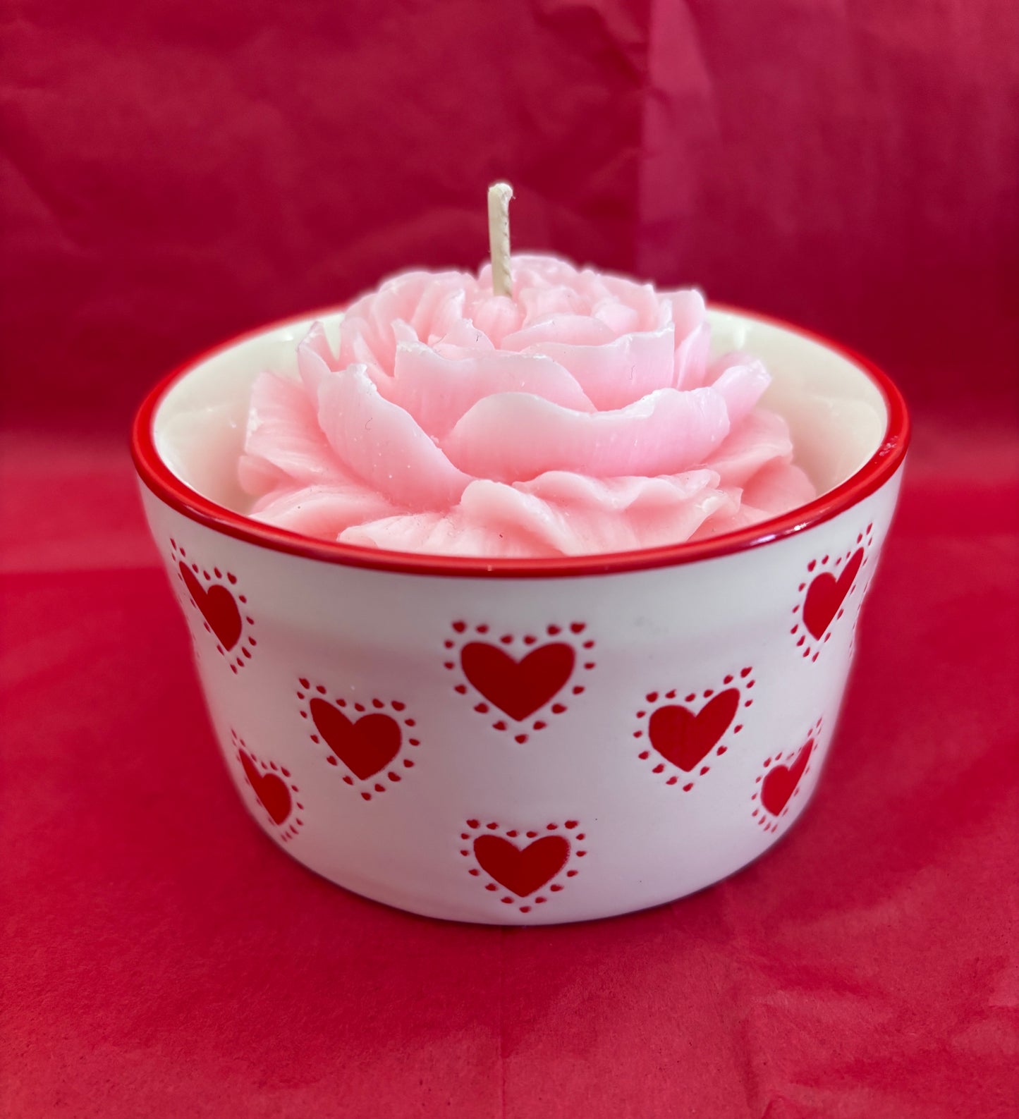 8oz Valentine’s Day themed soy candle