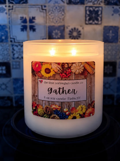 Gather soy candle