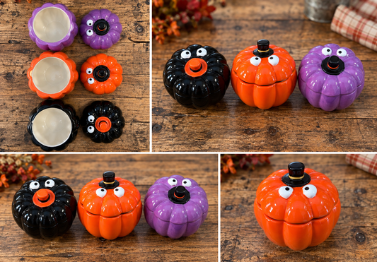 Silly pumpkin jar soy candle