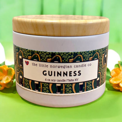 Guinness scented soy candle