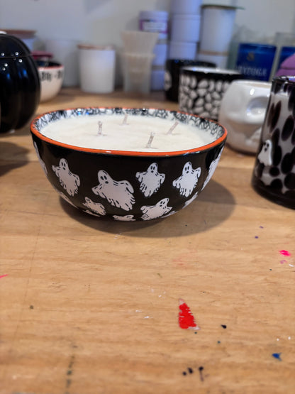 Halloween candle reusable bowls