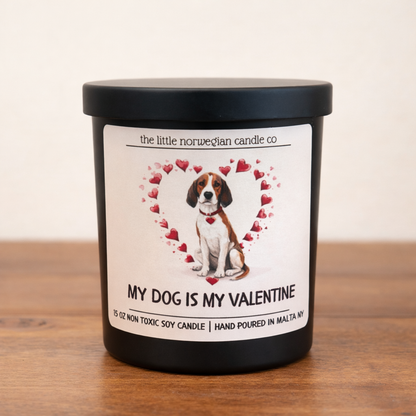 My dog is my Valentine