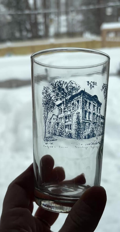 Repurposed Canfield Casino Highball glasses candles