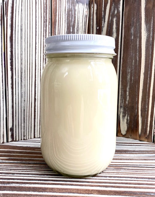 Unscented Soy candle